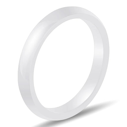 Casual Light Black White Ceramic Rings for Women Cut Surface Ceramic Jewelry Ring Fashion Women Ring Dropshipping