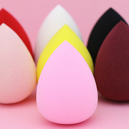 Custom Your Logo Cosmetics Beauty Sponge Latex Free and Vegan Makeup Black Sponge Set  Powder Cream Liquid Application with Box