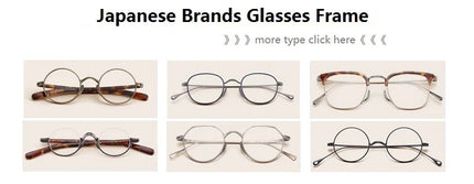 Top Quality Retro Round Glasses Frame Japanese Handmade Titanium Ultralight Men Eyeglasses Women Eyewear Acetate Korean Fashion