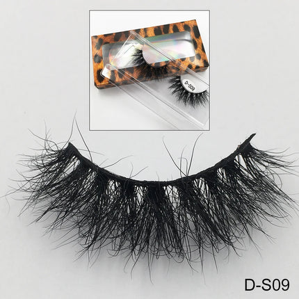 Cruelty Free Fluffy Mink Eyelashes High Quality C/D Curl Soft Wispy Volume Strip Lashes Natural Mink Lashes