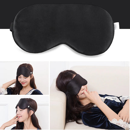 100% Natural Mulberry Silk Sleep Mask Soft and Comfortable Eye Patches Soft Blindfold Smooth Eye Mask Eyeshade Eye Cover Patch