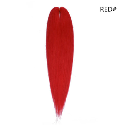 Miss Rola Synthetic 26 Inches 75g Kanekalon Hair Wholesale Bulk Braid Hair Extension Pre Stretched Pink Blonde Twist Jumbo Braid