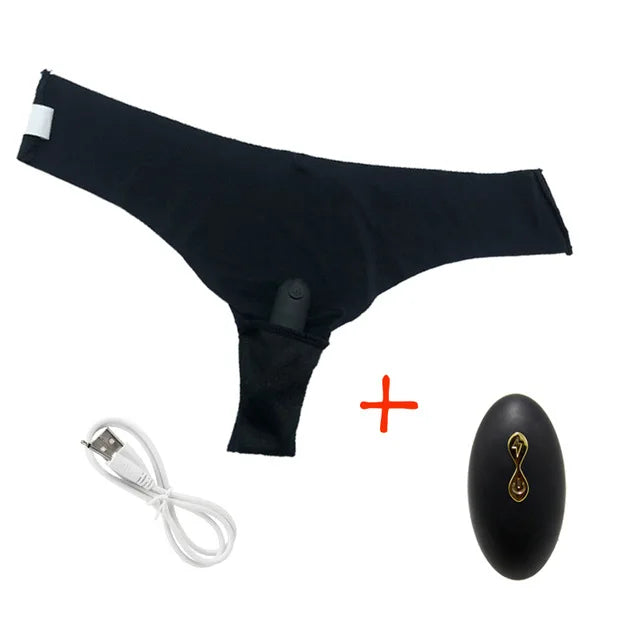 Vibrating Panties 10 Function Wireless Remote Control Rechargeable Bullet Vibrator Strap-on Underwear Vibrator for Women Sex Toy