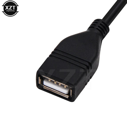 USB AUX Cable Music MDI MMI AMI to USB Female Interface Audio AUX Adapter Data Wire  For VW MK5 For AUDI A3 A4 A4L A5 A6 A8 Q5