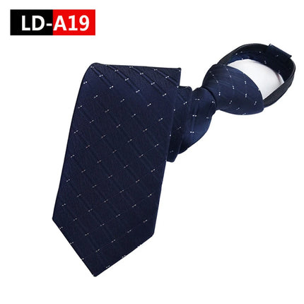 Men's Ties: Black Zipper Tie, Pre-tied Bow Tie, Women's Green Navy Blue Red Neckties, Classic 8cm Neckties for Men's Shirts, Zipper Cravat