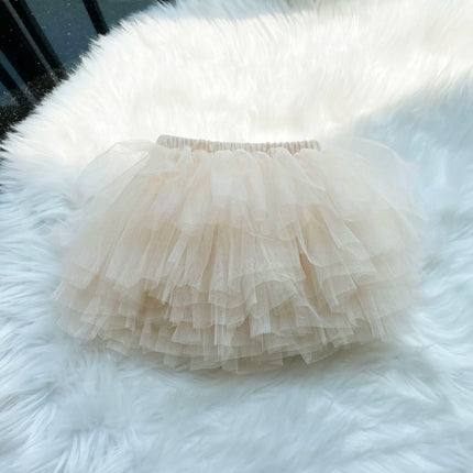 Fashion Baby Girls Tutu Fluffy Skirt Princess Ballet Dance Tutu Mesh Skirt Kids Cake Skirt Cute Girls Clothes
