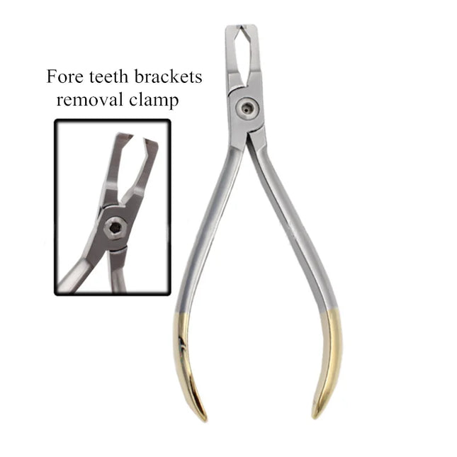 Dental Orthodontic Toolkit - Featuring Lingual Wire Niti Cinch Back Plier, Needle Holder for Suturing & Sharp End Cutting Pliers
