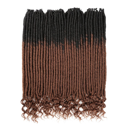 Soul Goddess Faux Locs Crochet Braids Hair Soft Natural Synthetic Braids Dreadlocs 20" 18Strands/Pack With End Curly Extensions