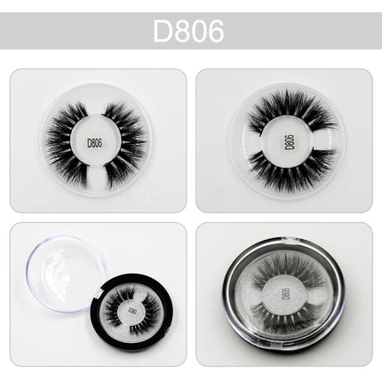 LEHUAMAO Makeup Eyelashes 3D Mink Lashes Thick HandMade Fluffy Lashes Cruelty Free Volume Wispy Soft Lash Reusable False Eyelash