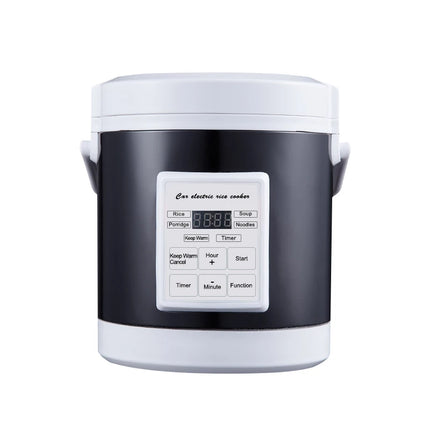 12V 24V Mini Car Rice Cooker 1.6L  car trucks electric soup porridge cooking machine food steamer warmer fast heating lunch box