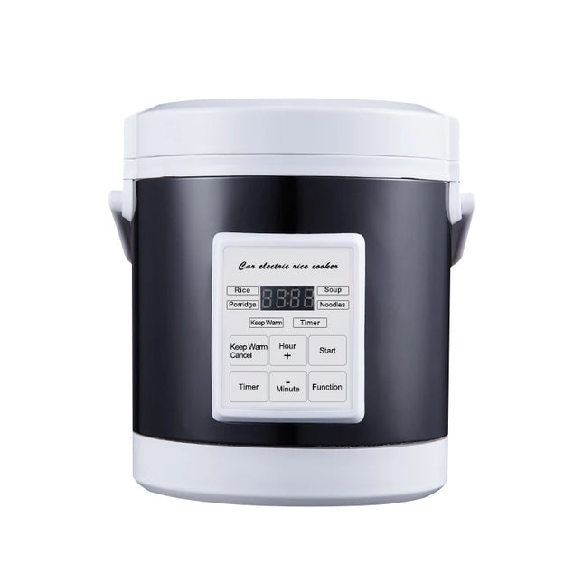 12V 24V Mini Car Rice Cooker 1.6L  car trucks electric soup porridge cooking machine food steamer warmer fast heating lunch box