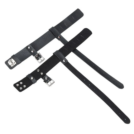 Leather High Heels Strap Exotic Toys Sex Game Fixed Ankle and Shoes with Lock Bdsm Sex for Woman Erotic Restraint Bondage Belt
