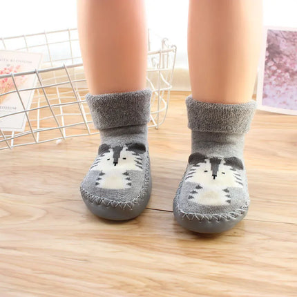 Baby Slippers Socks Toddler Non-Skid Sock Shoes Newborns Non Slip Floor Grippers Infant First Walking Shoe Indoor for Boys Girls
