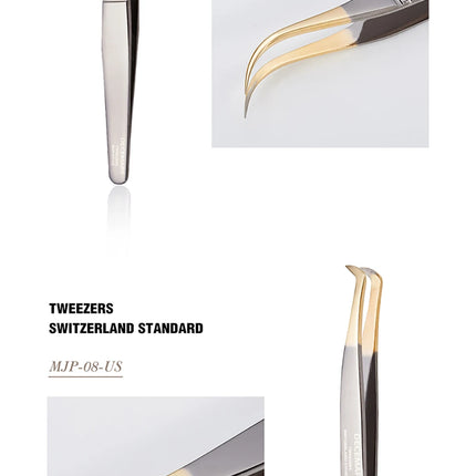 DeceMars Eyelash Extensions Tweezers For Lash Artists