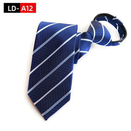 Men's Ties: Black Zipper Tie, Pre-tied Bow Tie, Women's Green Navy Blue Red Neckties, Classic 8cm Neckties for Men's Shirts, Zipper Cravat