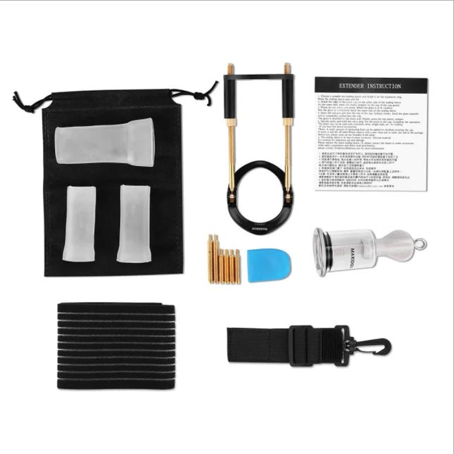 Max Penis Enlargement Enlarger Tension Device Male Penis Stretcher Growth Penis Extender Physical Exercise Penis Vacuum Pump 18+