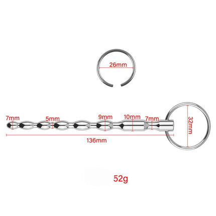 Penis Plug Male Urethral Dilator Metal Urethral Lock Catheter Sounding Chastity Bondage Adult Products Sex Toys for Men