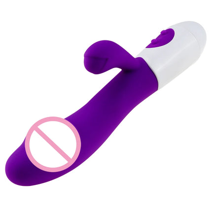 Vibrator Dildo for Women G-Spot Vibrator Clitoral Stimulator Vibrating Wand 10 Mode Rabbit Vibrators Adult Sex Toy for Men Women