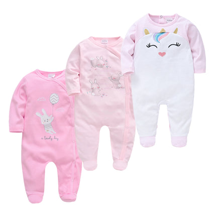 5pcs Honeyzone Winter Toddler Animal Footies New Born Baby Clothes Set Soft Breathable Pyjama Ubranka Dla Niemowlat Clothing Set