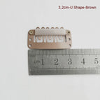 3.2cm U shape brown
