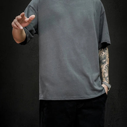 LEGIBLE 2025 Summer Men's T Shirt Casual Loose Cotton Short Sleeve T-Shirt Mens Top Tee shirt Men