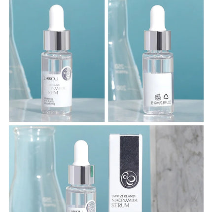 LAIKOU Nicotinamide Serum Whitening Face Serum Ampoule Essence Moisturizing Anti-Aging Anti-Wrinkle Shrink Pores Skin Care Serum