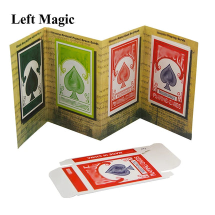 Funny 3D Advertising Magic Tricks Card Deck Appearing Magic Magician Close Up Gimmick Props Mentalism Comedy Classic Toy