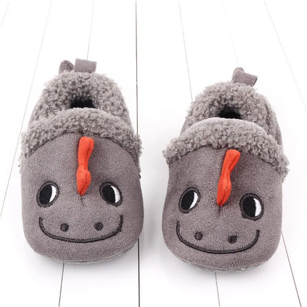 Super Keep Warm Infant Slippers Toddler Baby Shoes Baby Boy Girl Knit Crib Shoes Cute Cartoon Anti-slip Prewalker Baby Slippers