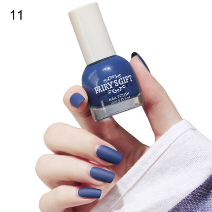 10ml Matte Nail Polish Convenient Water Proof Dry Quickly Resin Matte Set Nail Supplies for Professionals