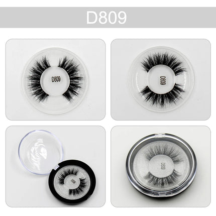 LEHUAMAO Makeup Eyelashes 3D Mink Lashes Thick HandMade Fluffy Lashes Cruelty Free Volume Wispy Soft Lash Reusable False Eyelash