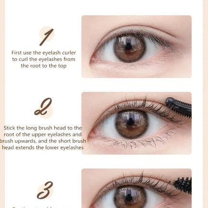Ukiss Eyelash Primer Styling Liquid Waterproof Curling Setting Liquid Waterproof Lengthen Thick Fine Brush Head Mascara Nude