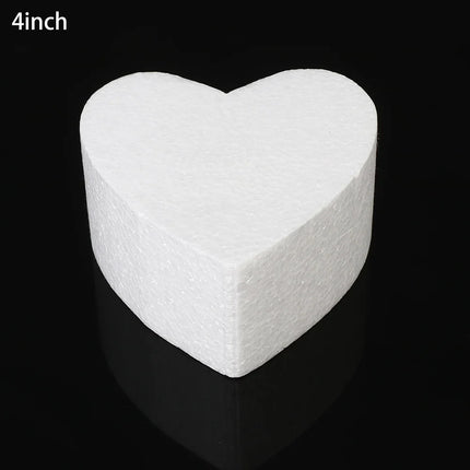 Cake Foam Mould Polystyrene Flower Decor Cake Dummy Practice Sugarcraft Lightweight Party DIY Decorations 4/6/8 Inch
