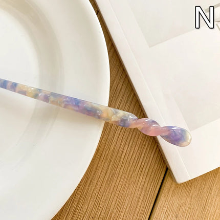 Acetate Hair Sticks Fashion Chinese Style Hairpins Hair Clips Pins Vintage Chopstick Wedding Headwear Hair Jewelry Accessories