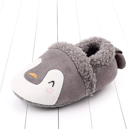 Super Keep Warm Infant Slippers Toddler Baby Shoes Baby Boy Girl Knit Crib Shoes Cute Cartoon Anti-slip Prewalker Baby Slippers