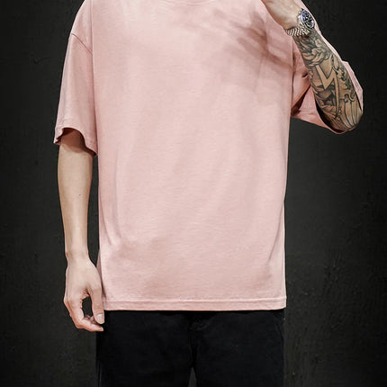 LEGIBLE 2025 Summer Men's T Shirt Casual Loose Cotton Short Sleeve T-Shirt Mens Top Tee shirt Men