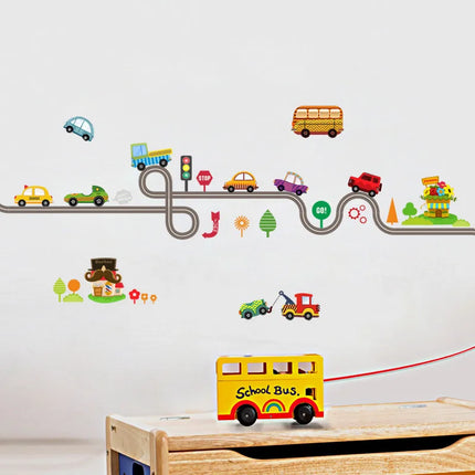 Disney Cartoon Cars Lighting McQueen 3D Wall Sticke s For Kids Room Home Bedroom PVC Decor Cartoon Movie Mural Art Decals