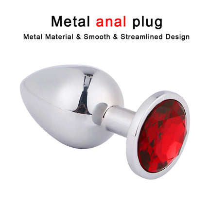2025 Hot Metal Anal Plug Jewelry Base Beginner To Expert Butt Tail Plug Female Male G-Spot Anus Sex Toys for Couples Adult Games