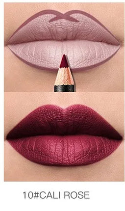 Pudaier Lip Liner Waterproof Durable Decolorization Nude Lip Gloss Matte Lipliner Lipstick Pen Hot Selling