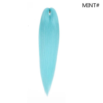 Miss Rola Synthetic 26 Inches 75g Kanekalon Hair Wholesale Bulk Braid Hair Extension Pre Stretched Pink Blonde Twist Jumbo Braid