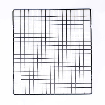 FAISDU 1pcs Single Layer Stainless Steel BBQ Bread Cake Cooling Rack Drip Dry Rack Cooling Grid Baking Pan Household Baking Tool