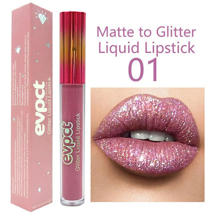 OWOSC 15 Colors Lip Gloss Long Lasting Waterproof Lip Gloss Shiny Gloss Matte Liquid Lipstick Metallic Beauty Makeup Lipstick