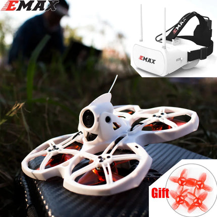 EMAX Tinyhawk II 75mm 1-2S Whoop FPV Racing Drone RTF / BNF FrSky D8 Runcam Nano2 Cam 25/100/200mw VTX 5A Blheli_S ESC
