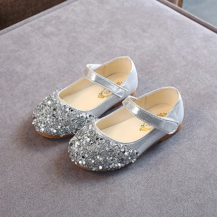 KushyShoo 2021 Spring New Children Shoes Girls Princess Shoes Glitter Children Baby Dance Shoes Casual Toddler Girl Sandals