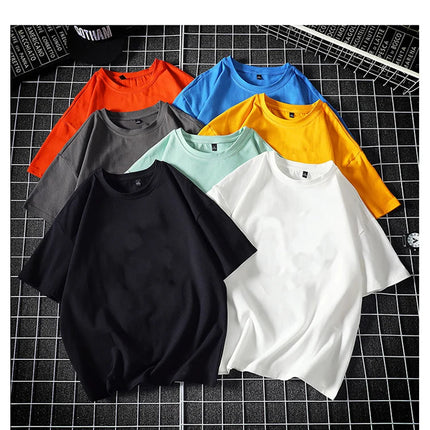 LEGIBLE 2025 Summer Men's T Shirt Casual Loose Cotton Short Sleeve T-Shirt Mens Top Tee shirt Men