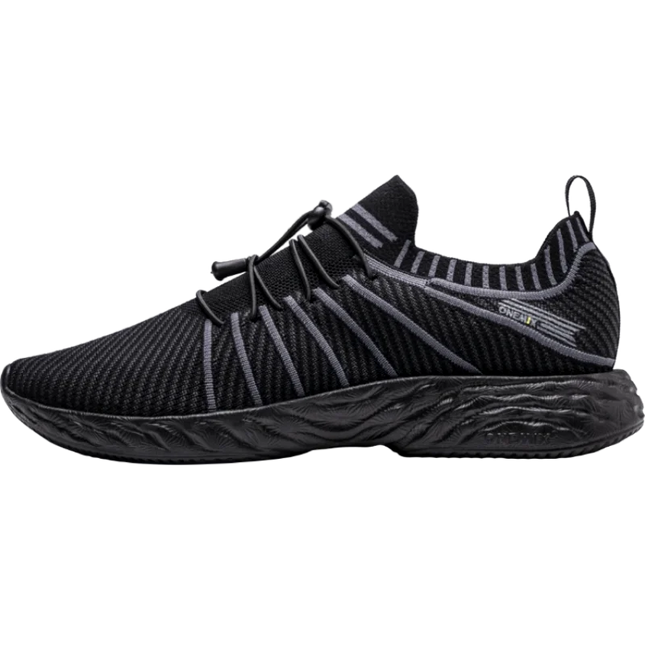 ONEMIX Waterproof Black Running Shoes for Men Breathable Training Sneakers Male Outdoor Anti-Slip Summer Trekking Sports Shoes