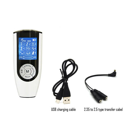 Medical Themed Electric Shock Anal Vaginal Plug Electro Stimulation Peins Ring Cock Cage Penis Plug SM Adult Sex Toys For Couple