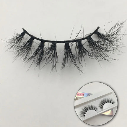 RED SIREN Fluffy Mink Lashes Short Messy Wispy Natural Eyelashes 10mm-18mm Hamdmade Real 3D Mink Eyelashes Makeup False Lashes