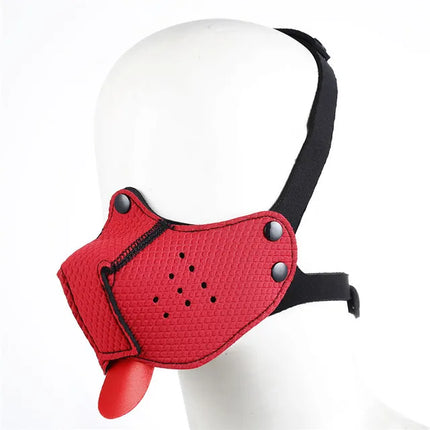 20 Styles Neoprene Puppy Play Dog Hood Mask,Bdsm Bondage Slave Pet Roleplay Party Pup Mask,Removable Muzzle,Couple Flirt Sex Toy