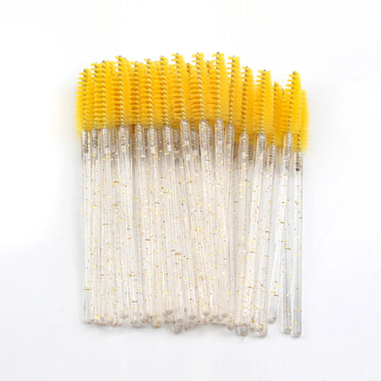 SHIDISHANGPIN 5/25/50 Pc Eyelash Brushes Makeup Brushes Mascara Wands Applicator Spoolers Eye Lashes Cosmetic Brush Makeup Tools