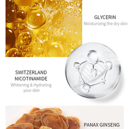 LAIKOU Nicotinamide Serum Whitening Face Serum Ampoule Essence Moisturizing Anti-Aging Anti-Wrinkle Shrink Pores Skin Care Serum